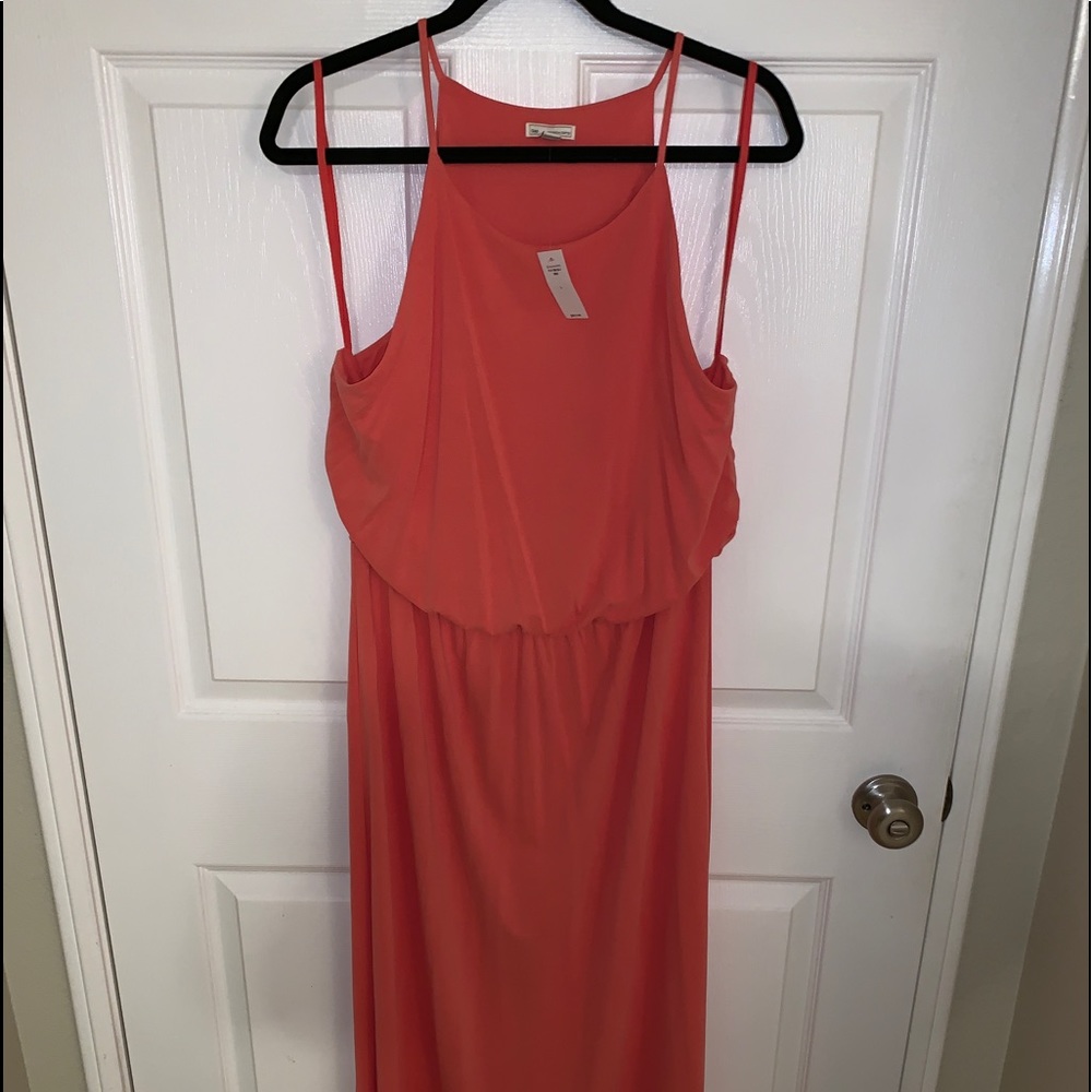 GAP High-Neck Maxi Dress